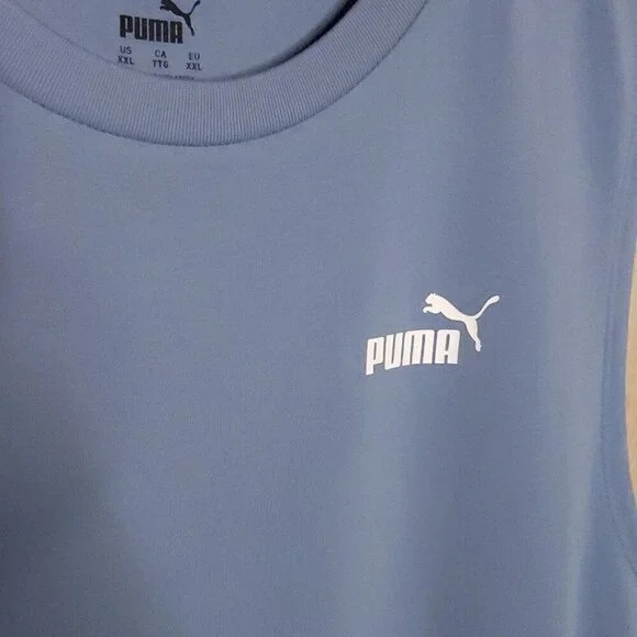 Puma NWOT Ice Blue Sleeveless Athletic Shirt Dress XL - Picture 3 of 7
